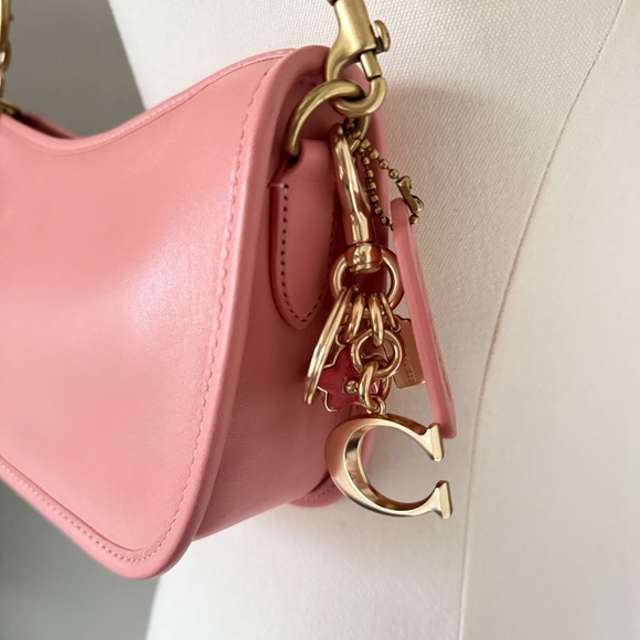 Coach Swinger Bag With Chain in Candy Pink and Brass (NWOT) - Picture 11 of 14